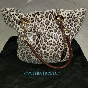 Animal print handbag